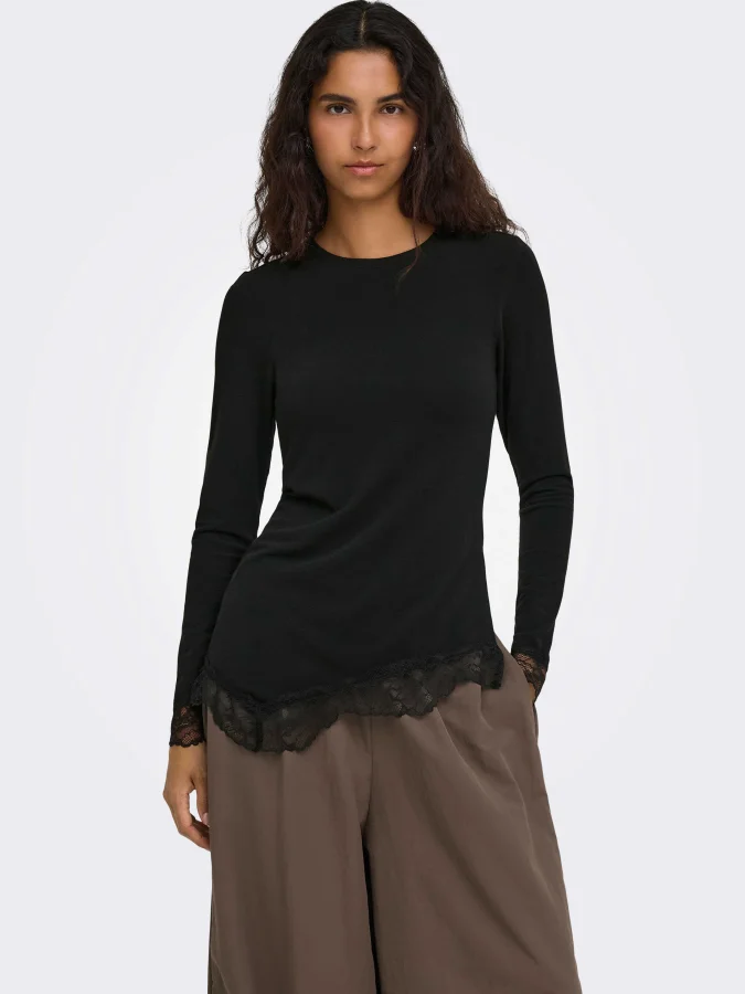 ONLY - ONLGLAMOUR L/S LACE...