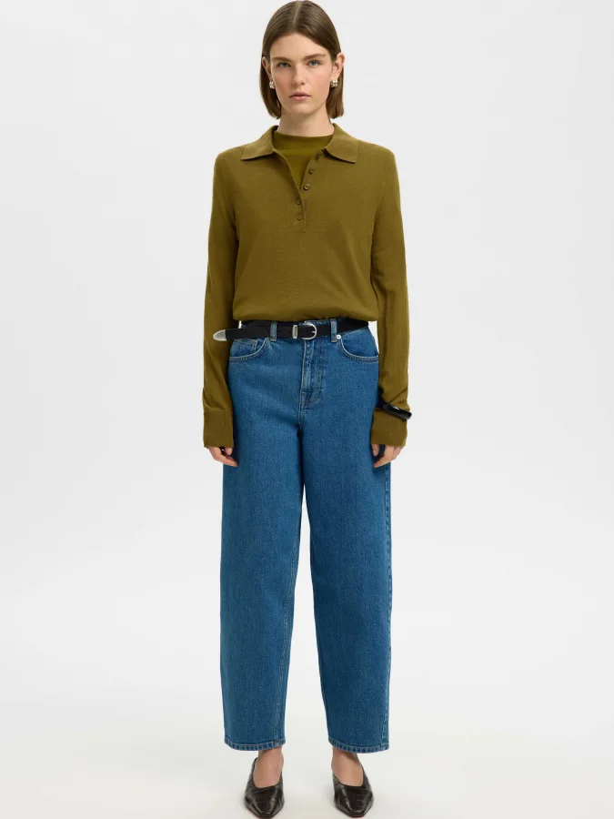 Selected - SLWTHEA LS KNIT...