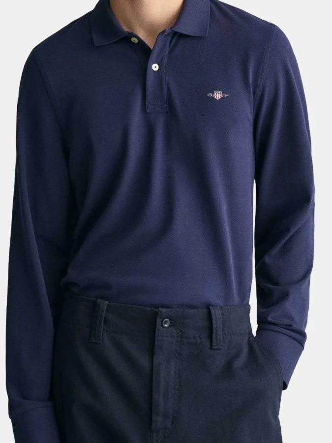 Gant - REG SHIELD LS PIQUE...