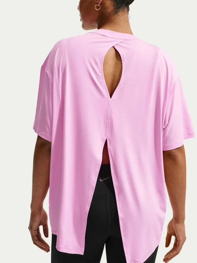 NIKE - W NK1 DF TIE BACK SS 2