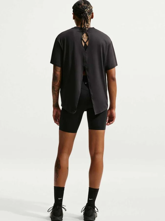 NIKE - W NK1 DF TIE BACK SS 2