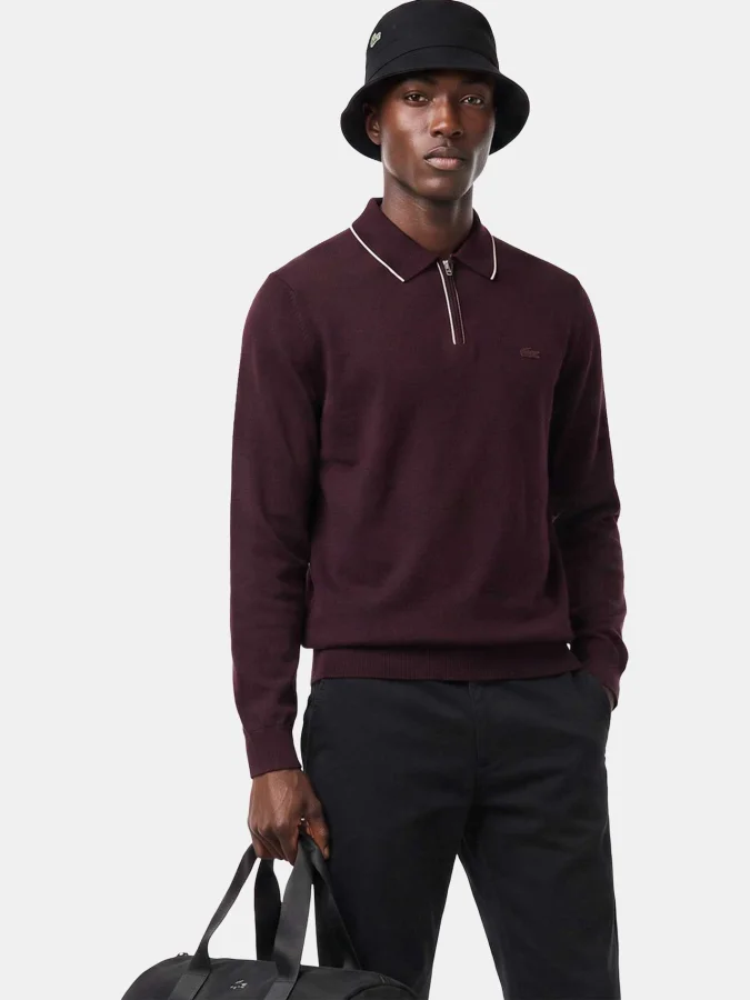 Lacoste - Half-Zip Wool...