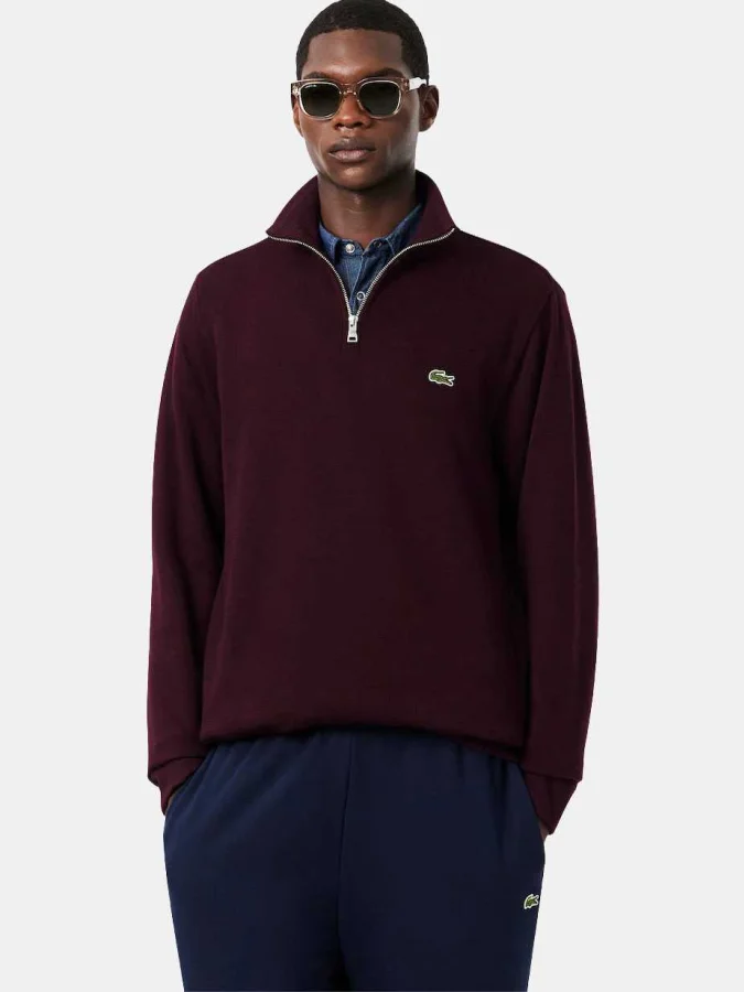 Lacoste - Zip-Up High Neck...
