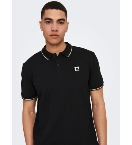 ONLY & SONS - ONSFLETCHER SLIM SS POLO NOOS Size M
