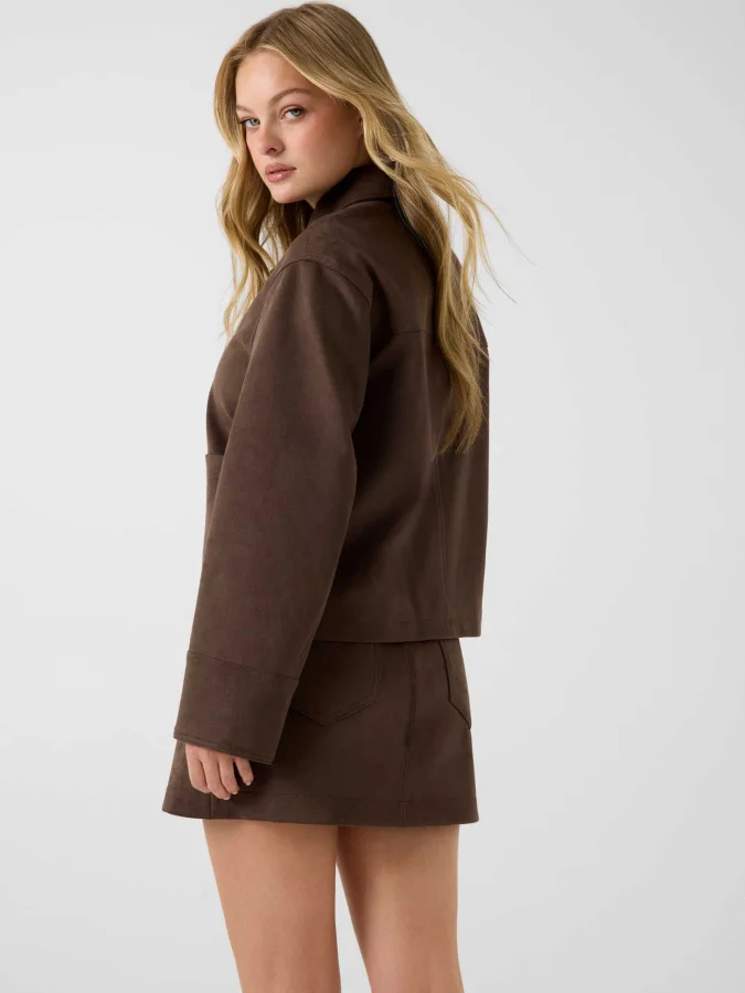 GUESS - GRACE SUEDE JACKET 2