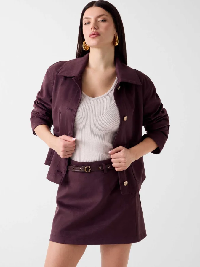 GUESS - GRACE SUEDE JACKET