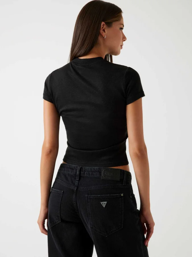 GUESS - SS LICIA MOCK NK TOP 2