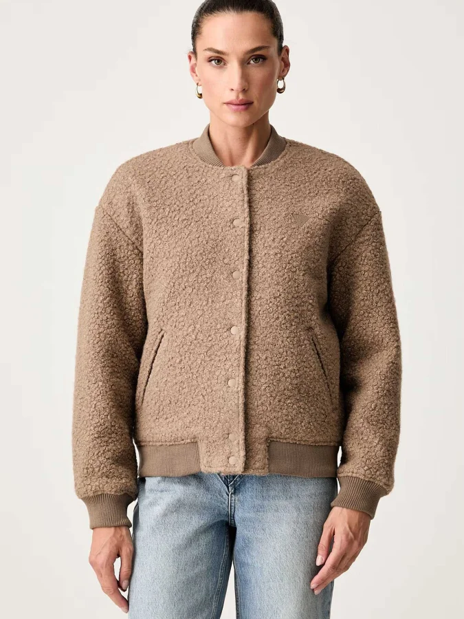 GUESS - AZHA SHERPA BOMBER