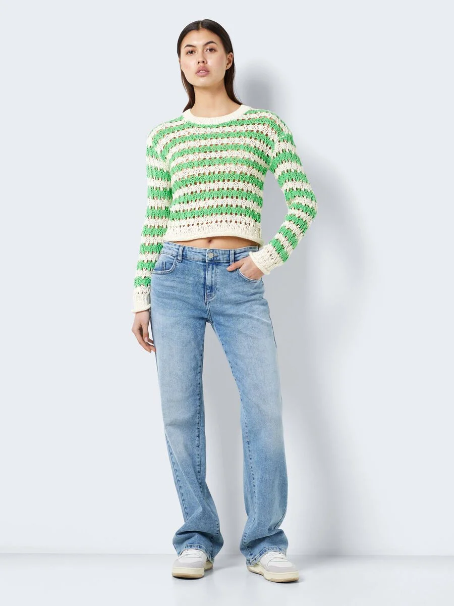 Noisy May - NMZIGGI L/S O-NECK KNIT Noisy May - NMZIGGI L/S O-NECK KNIT