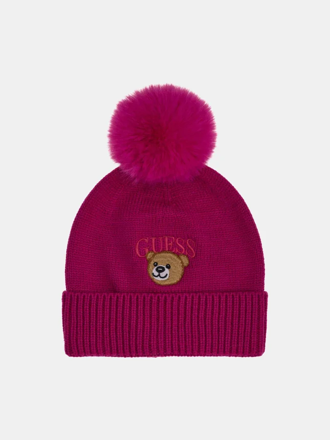 GUESS - BEAR BEANIE HAT