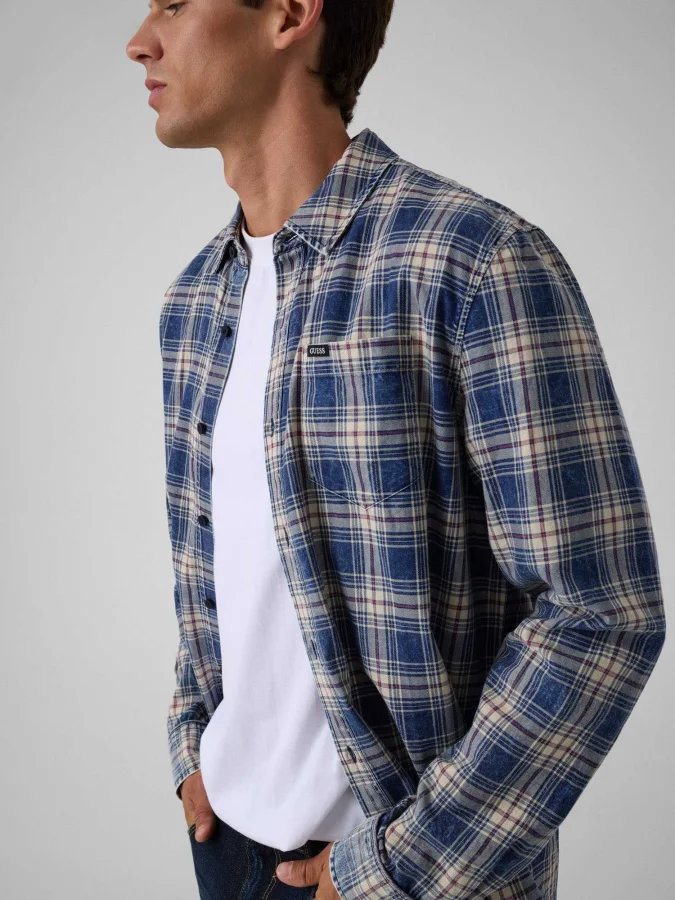 GUESS - HORIZON PLAID LS SHIRT
