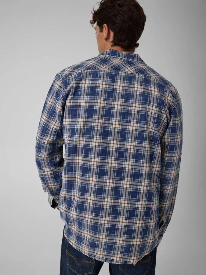 GUESS - HORIZON PLAID LS SHIRT 2