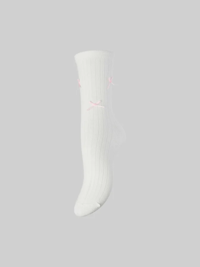 Pieces - PCALICE BOW SOCKS BC