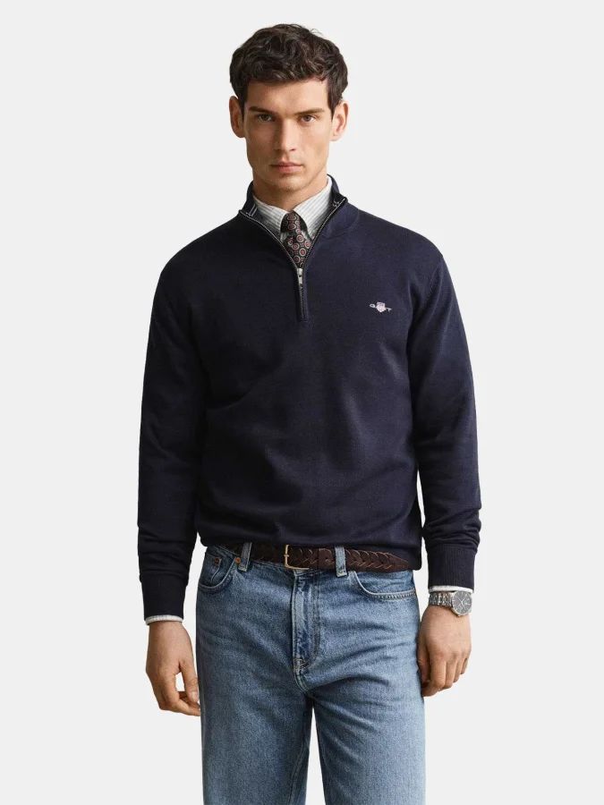 Gant - CLASSIC COTTON HALF ZIP
