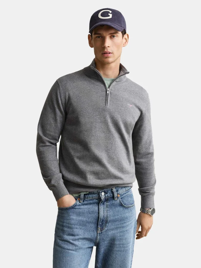 Gant - CLASSIC COTTON HALF ZIP