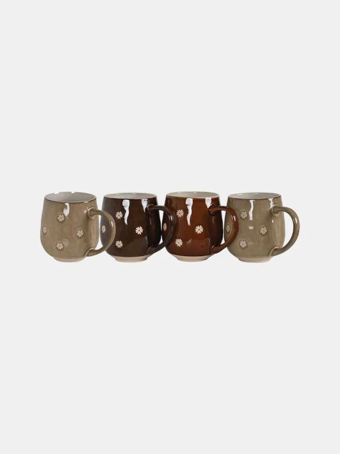 Opjet - Glass Set Flower, 8...