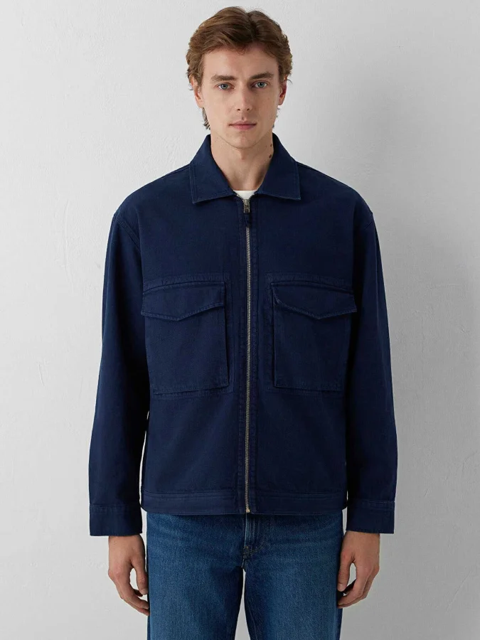 Mavi - DOUBLE POCKET OVERSHİRT