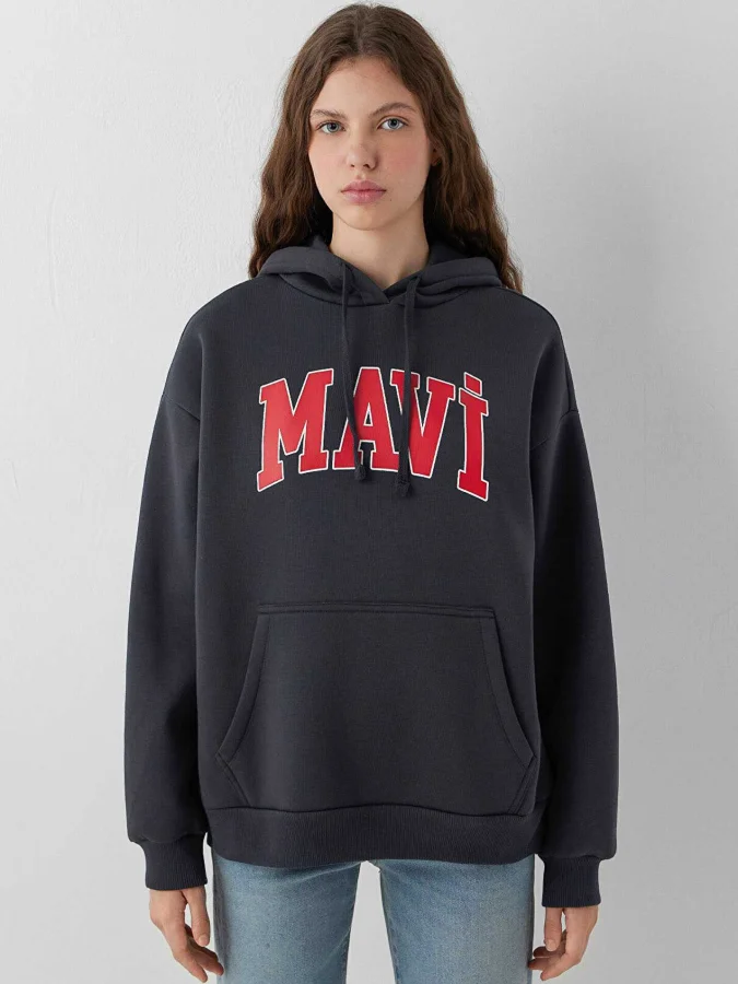 Mavi - MAVİ LOGO HOODED...