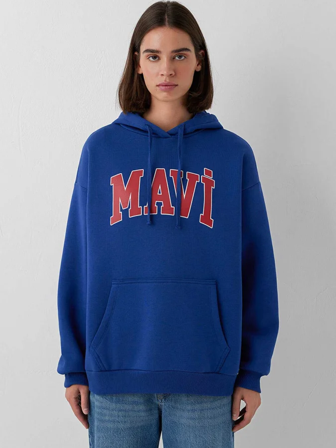 Mavi - MAVİ LOGO HOODED...