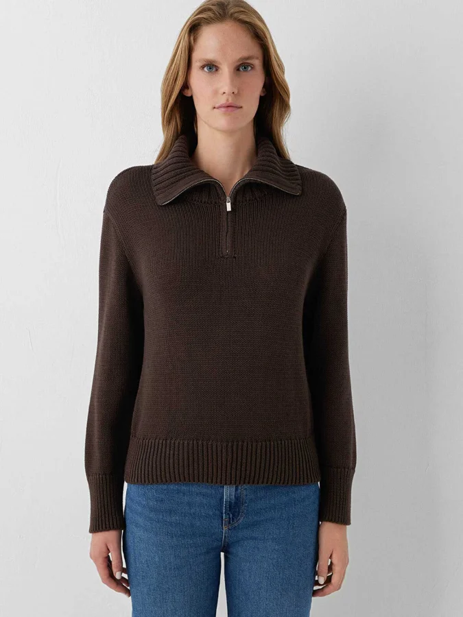 Mavi - HALF ZIP SWEATER