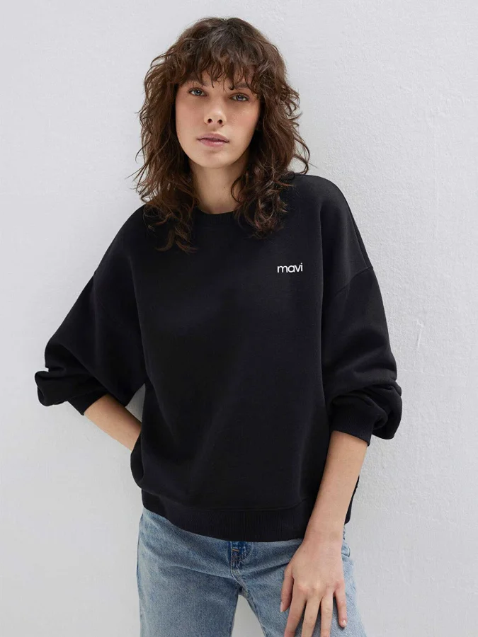Mavi - CREW NECK LOGO...