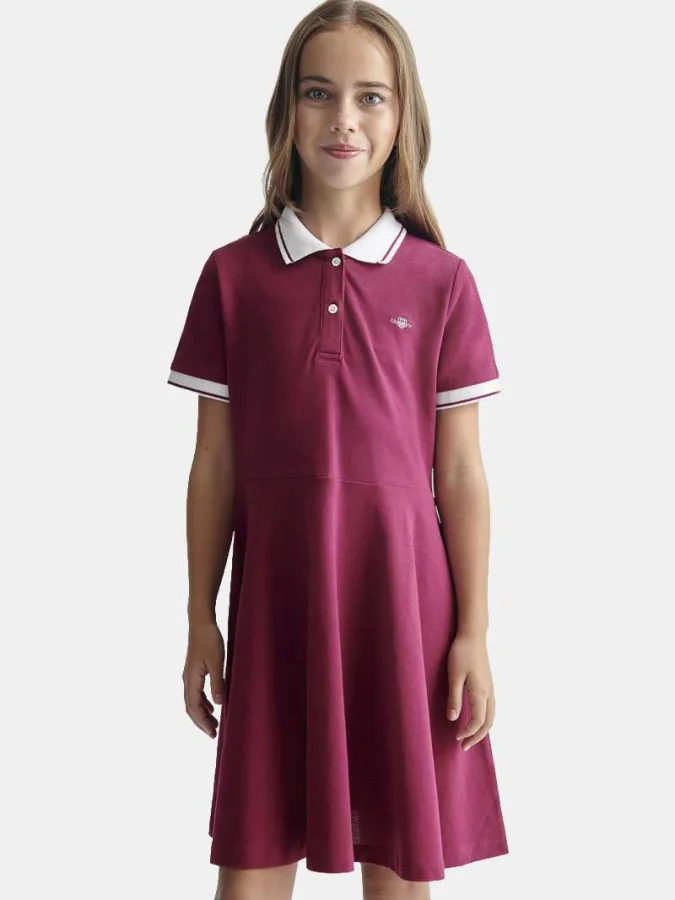 GANT - SHIELD SS POLO DRESS