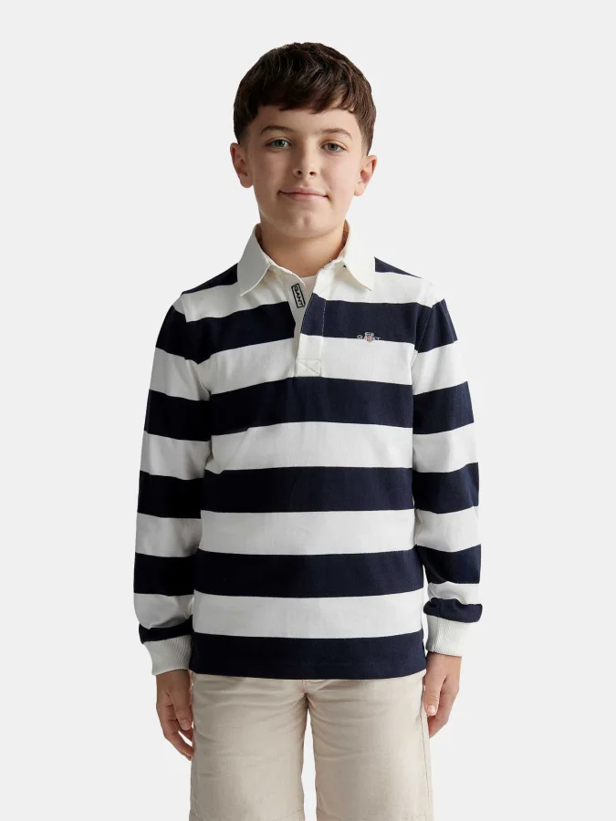 GANT - SHIELD LS RUGBY POLO...
