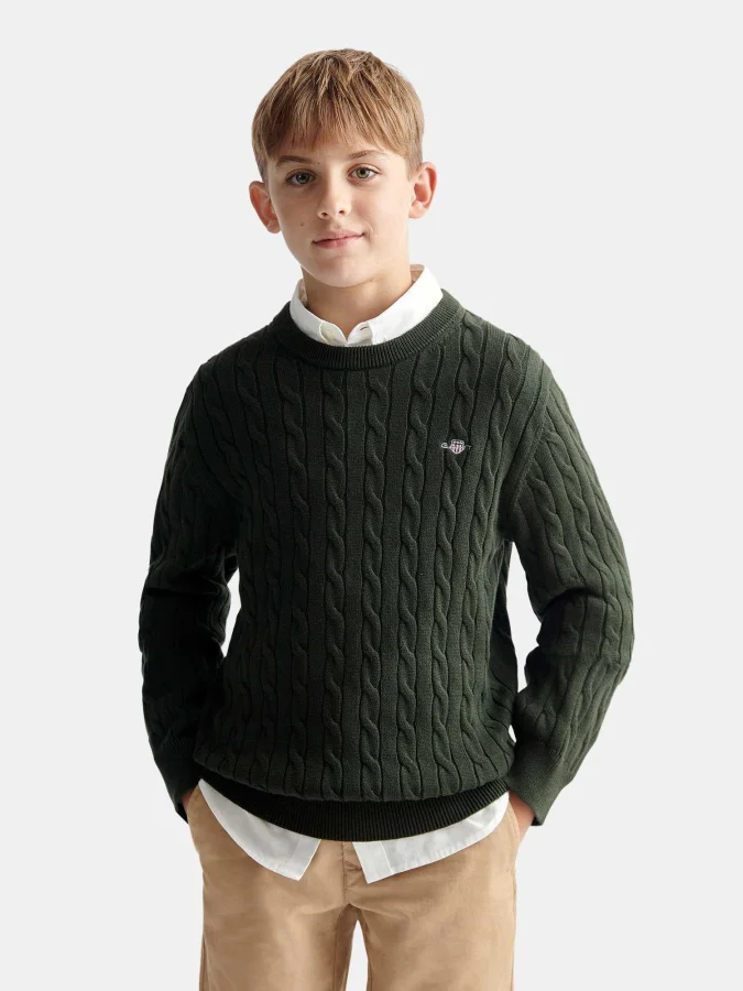 GANT - SHIELD COTTON CABLE...