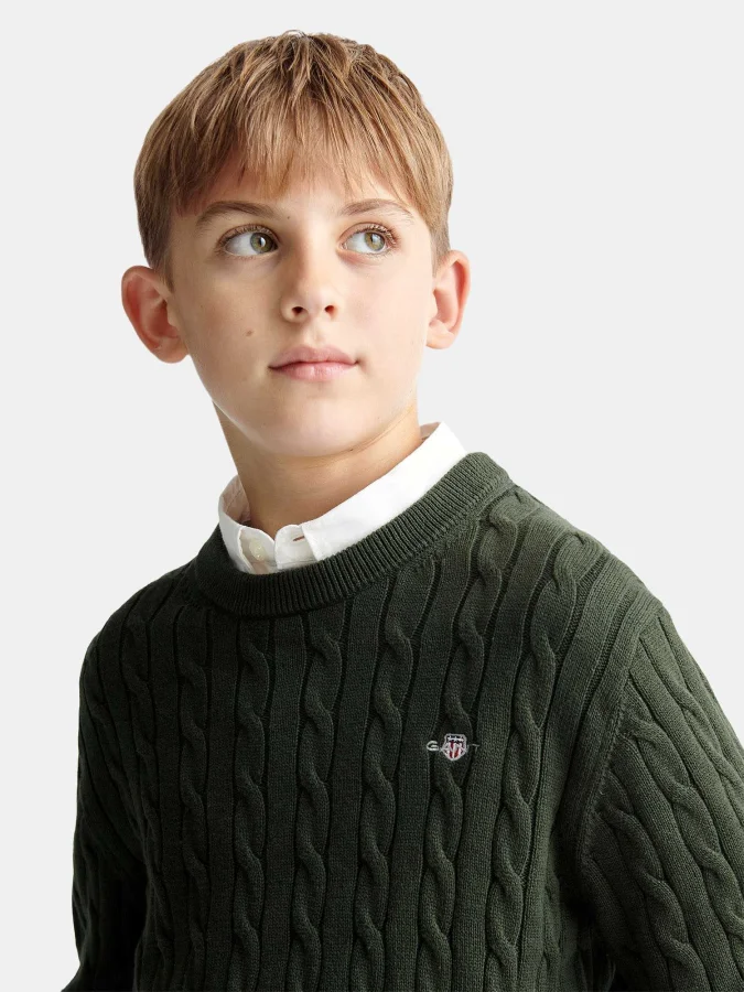 GANT - SHIELD COTTON CABLE... 2