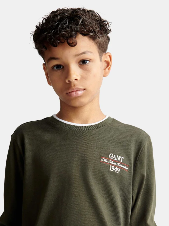 GANT - CREST LS T-SHIRT 2