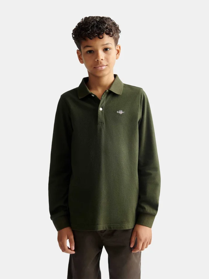 GANT - SHIELD LS PIQUE POLO...