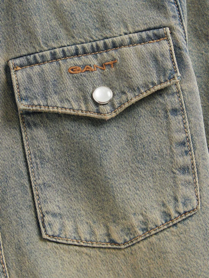 GANT - VINTAGE LOOK OVERSHIRT 2