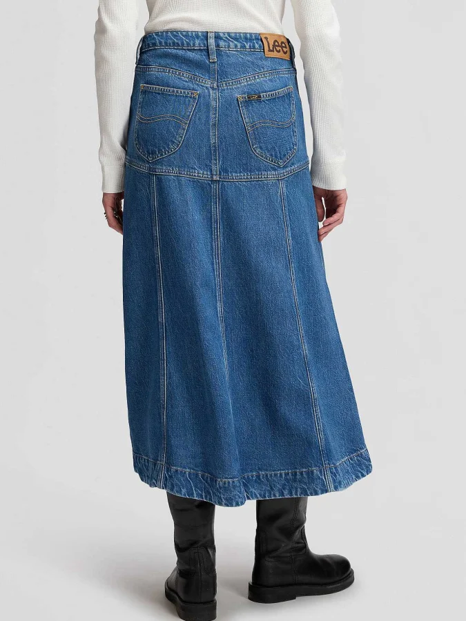 Lee - SEAMED MIDI SKIRT 2