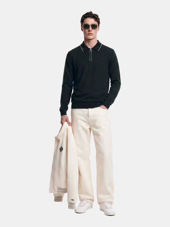 Lacoste - Half-Zip Wool...