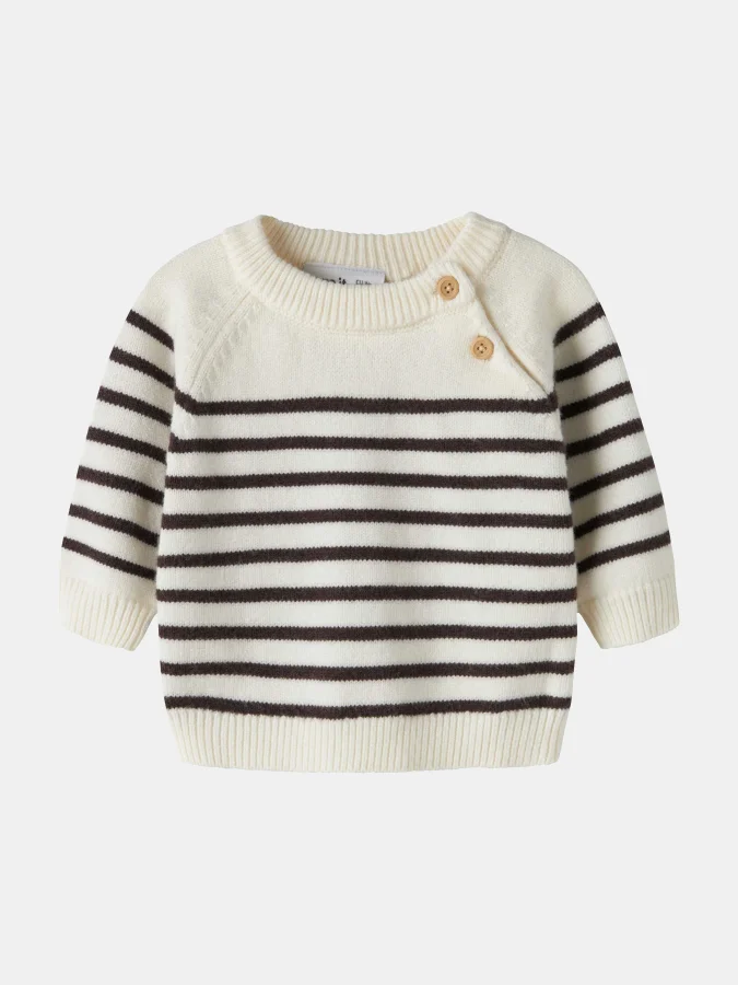 NAME IT - NBMOSTRIPEA LS KNIT