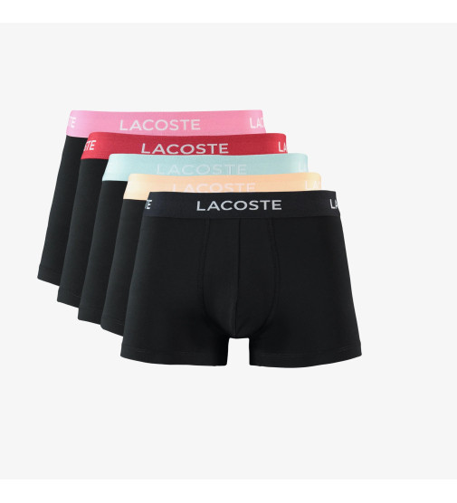 Lacoste - Men's 5-pack Stretch Cotton Trunks Size XL
