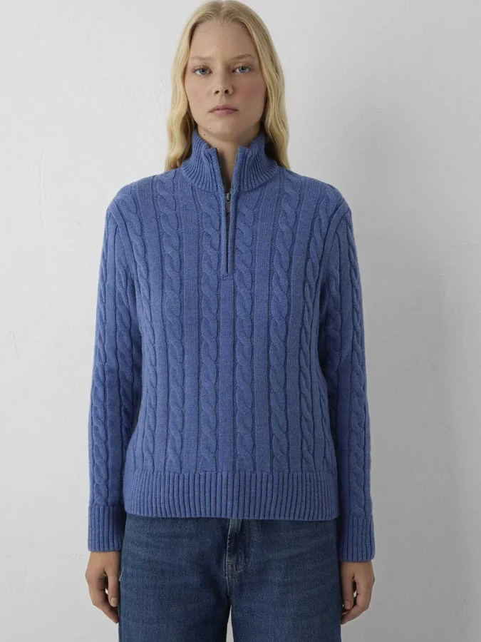 Mavi - HALF ZIP TRICOT