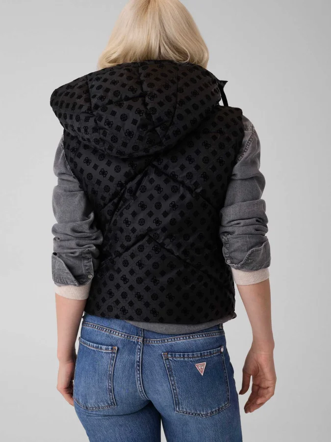 GUESS - DAISY CROP LOGO VEST 2
