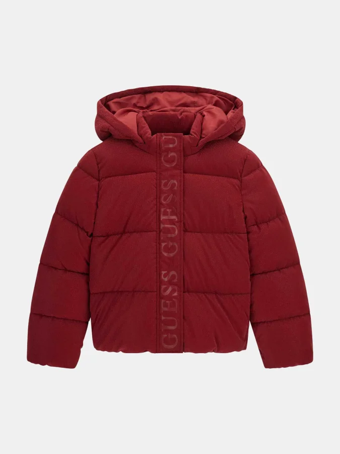 GUESS - HOODED LS PUFFER