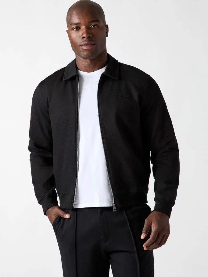 GUESS - LS ZIP UP SWEAT JACKET