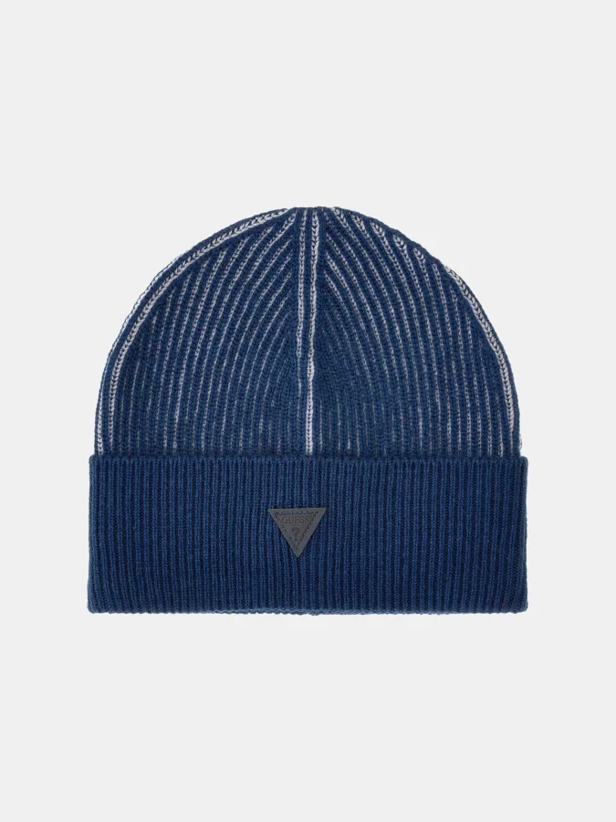 GUESS - BI-COLOR RIB BEANIE