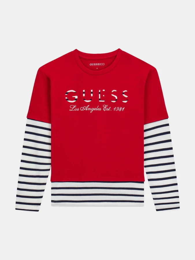 GUESS - BOXY LS T-SHIRT