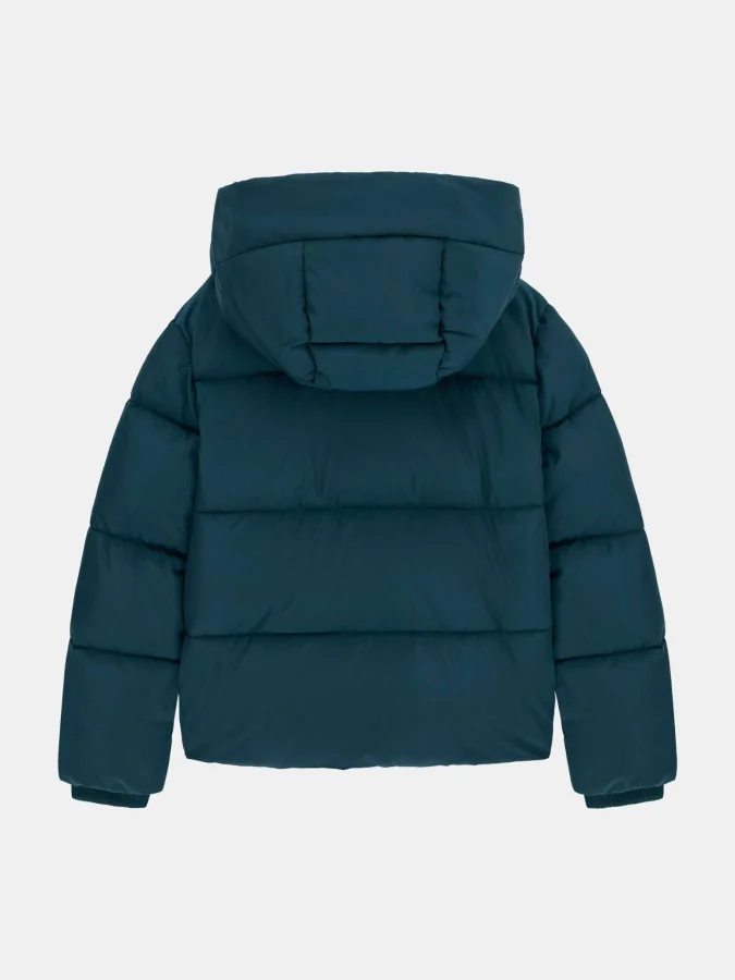 GUESS - HOODED LS PUFFER W/ZIP 2
