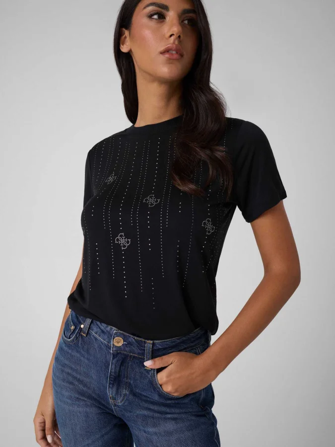 GUESS - SS CN DIAMOND FALL TEE