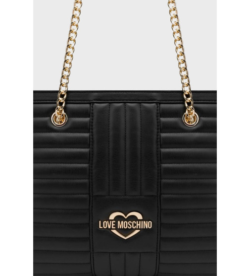 Love moschino borsa on sale quilted nappa pu nero