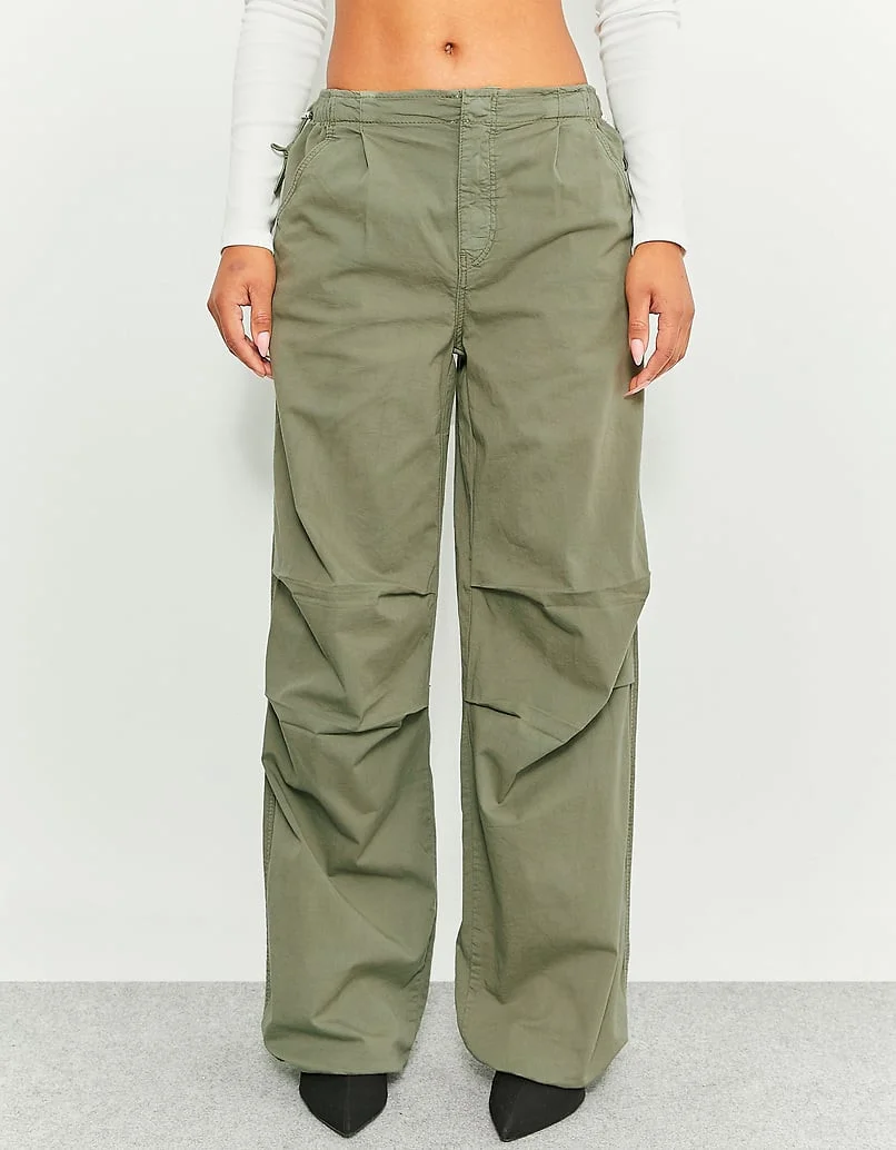 Tally Weijl - GREEN MID WAIST... Tally Weijl - GREEN MID WAIST...