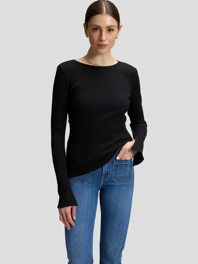 Lee - SLIT SLEEVE RIB TEE