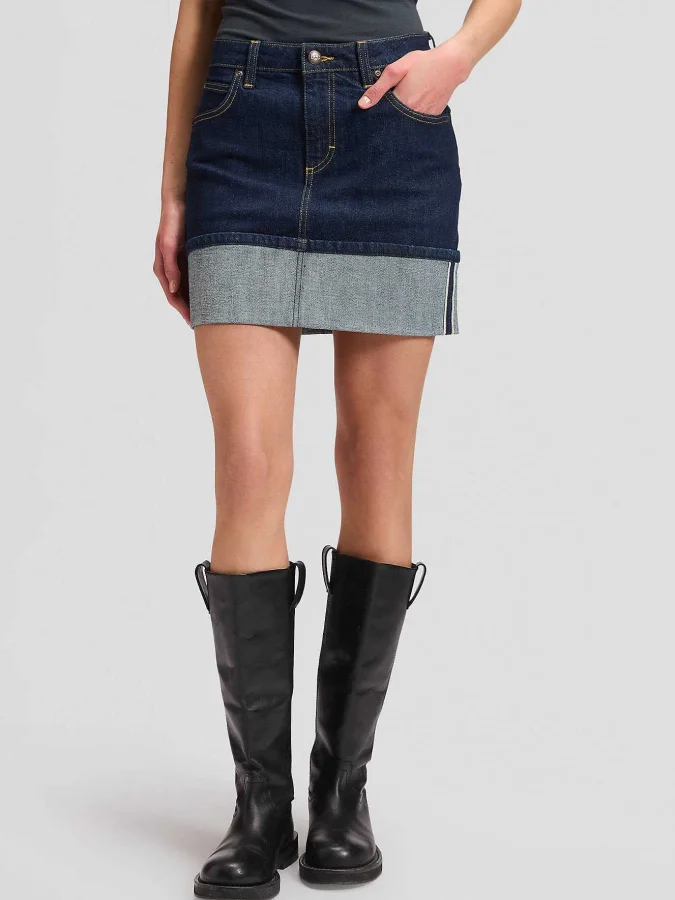Lee - SELVEDGE MINI SKIRT