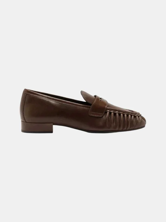 Arezzo - Brown Leather Low...