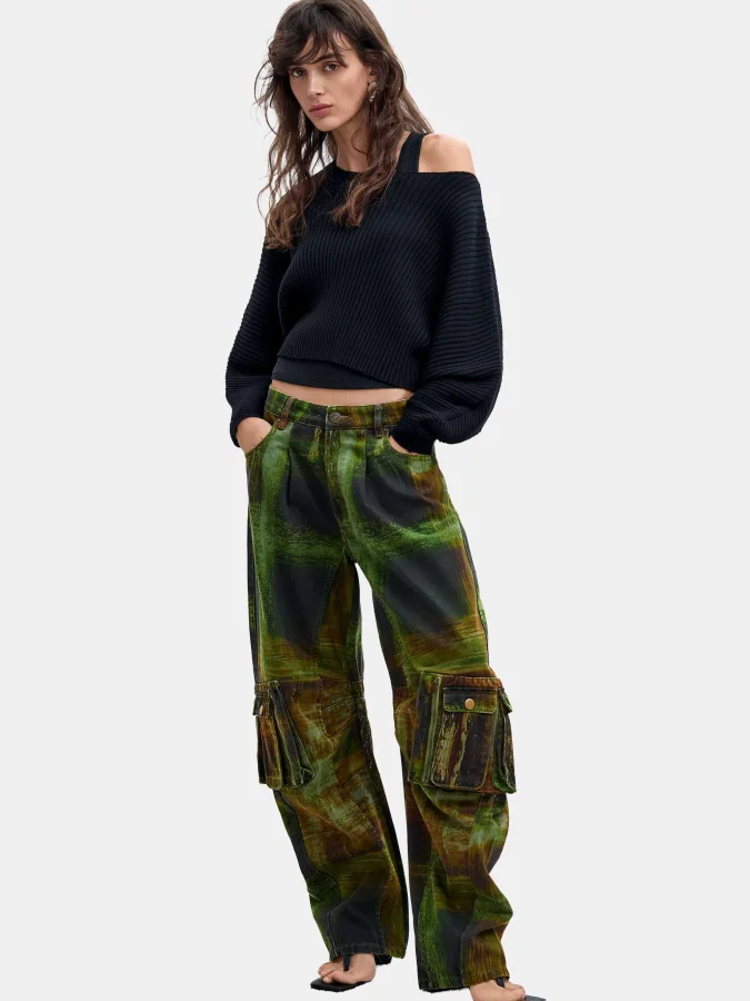DESIGUAL - PANT_GREEN...